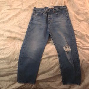 Levi wedgie straight denim jeans